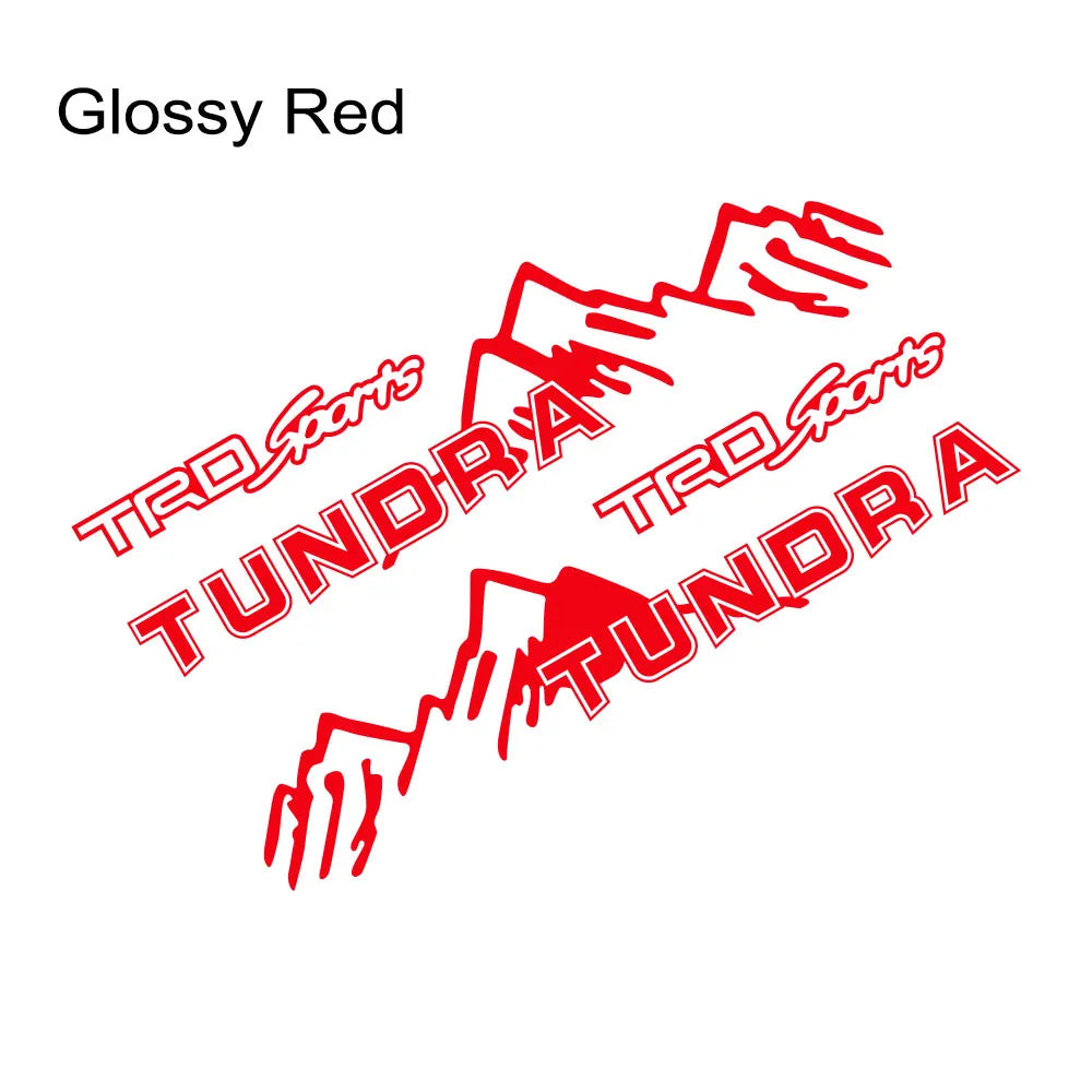 Body Side Door Decal for Toyota Tundra TRD / SR / SR5 / Limited / Platinum | 4-Piece Matte Vinyl Kit