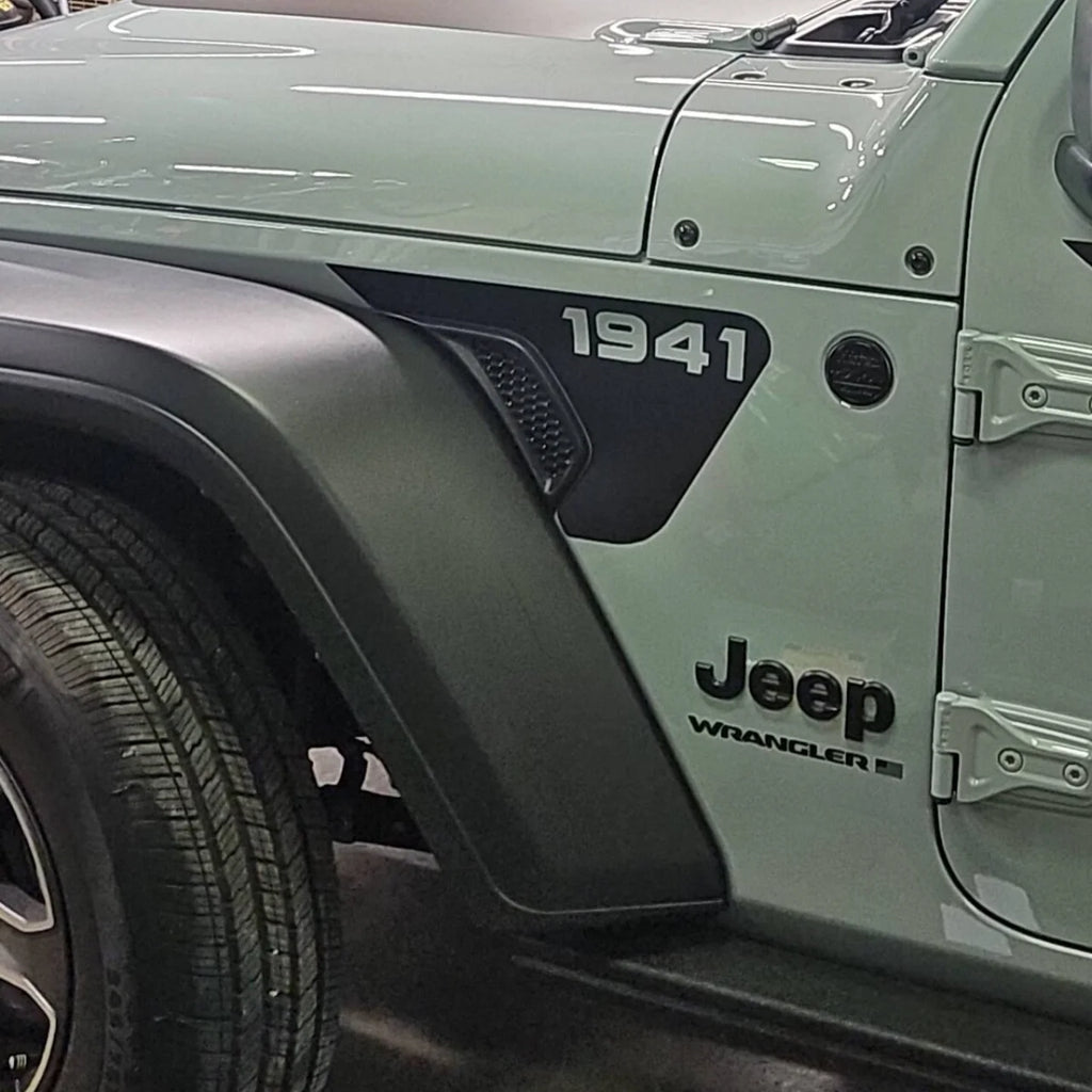 1941 Fender Vent Vinyl Sticker for Jeep Wrangler JL / Gladiator JT (2018+) | Heritage Decal