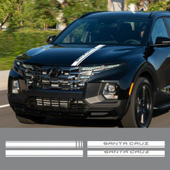 Hood Stripe Decal for Hyundai Santa Cruz SE / SEL / Limited (2022–2023) | Vinyl Truck Sticker