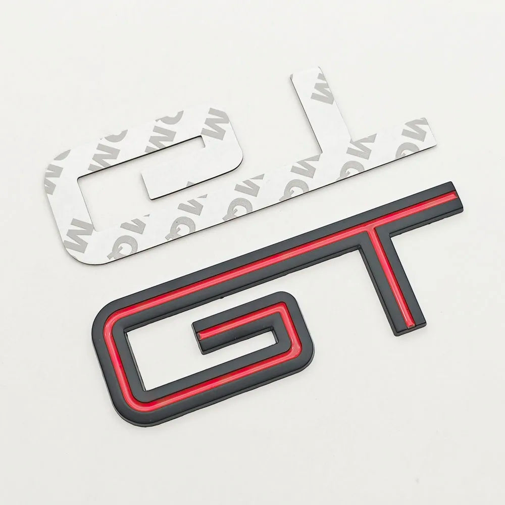 3D Chrome Metal GT Logo Trunk Badge | Ford F-150 / Mustang / Explorer / Ranger Decal