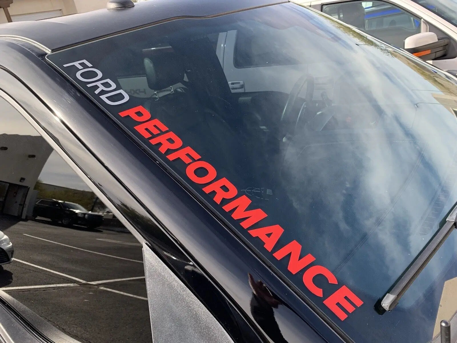 Ford Performance Decal Sticker – Custom Size Vinyl Word Graphic | F-150 Raptor, F-250, F-350, Explorer ST