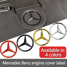 Load image into Gallery viewer, Metal AMG Logo Sticker &amp; Engine Cover Decal for Mercedes-Benz A/C/E-Class W246 | MERCEDES-BENZ