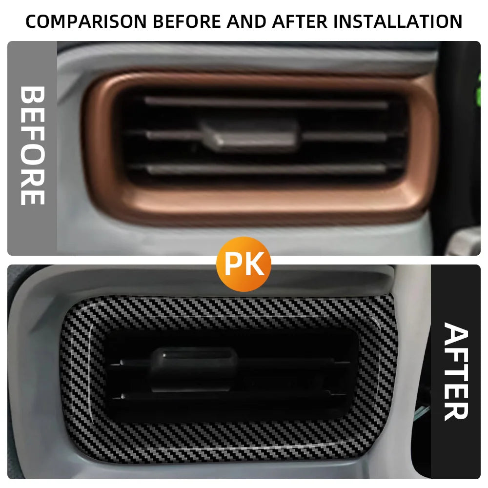 Side A/C Vent Cover for Ford Maverick Pickup LHD (2022–2024) | 2-Piece Air Conditioning Trim