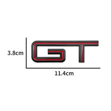 Load image into Gallery viewer, 3D Chrome Metal GT Trunk Badge for Ford Mustang | Rear Decal Emblem Sticker