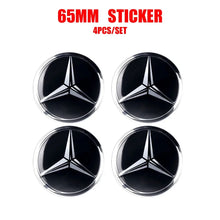 Cargar imagen en el visor de la galería, Wheel Center Hub Cap Resin Badge Emblem Sticker for Mercedes-Benz | 56mm / 60mm / 65mm