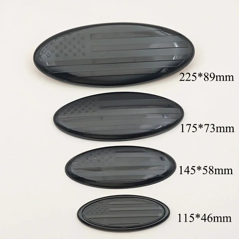 American Flag Rear Trunk / Front Grille Emblem Badge for Ford | ABS Aluminum Sticker