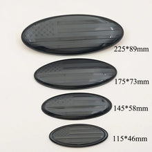 Cargar imagen en el visor de la galería, American Flag Rear Trunk / Front Grille Emblem Badge for Ford | ABS Aluminum Sticker