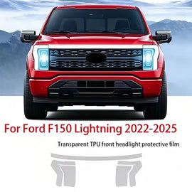 Pre-Cut Clear PPF TPU Paint Protection Film for Ford F-150 Lightning (2022–2025) | 2-Piece