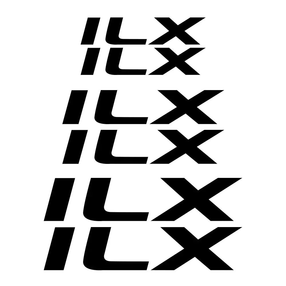 Brake Caliper Badge Decal for Acura MDX / ILX / RDX / TLX / RL / TSX / ZDX | 6-Piece Vinyl Film Set