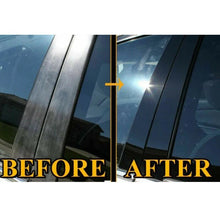 Cargar imagen en el visor de la galería, Glossy Black Pillar Post Door Window Trim for Jeep Cherokee KL (2014–2023) | 6-Piece Column Cover