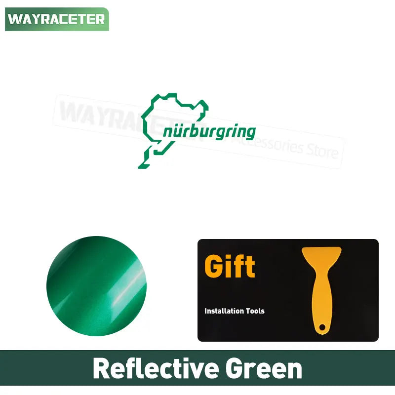 Edition 1 AMG A45 S Nürburgring Reflective Sticker | Wayraceter Window / Trunk Decal