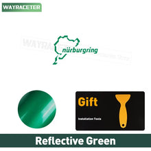 Cargar imagen en el visor de la galería, Edition 1 AMG A45 S Nürburgring Reflective Sticker | Wayraceter Window / Trunk Decal