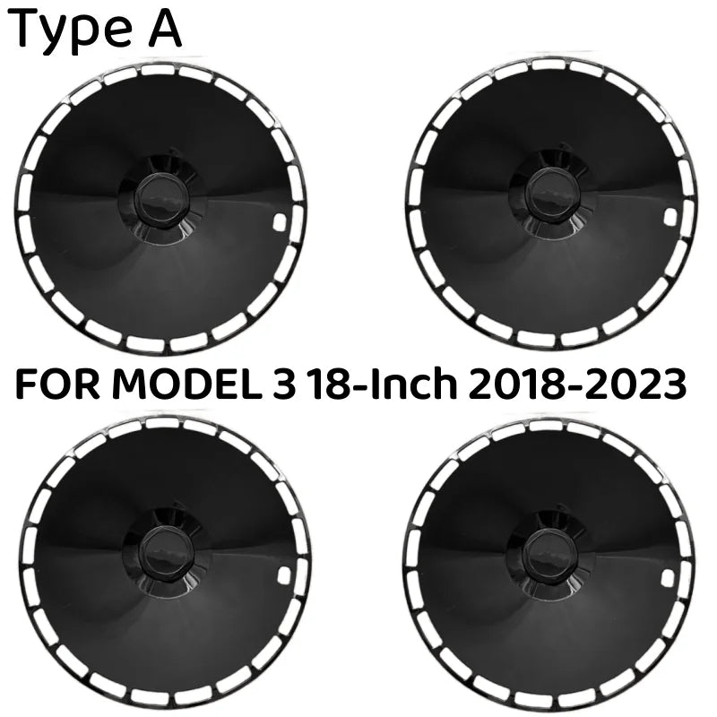 18" High Performance Replacement Hub Cap for Tesla Model Y (2020–2024) | 4-Piece Wheel Cover