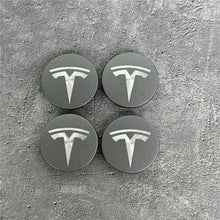Cargar imagen en el visor de la galería, 56mm Wheel Center Caps for Tesla Model 3 / Y / S / X | 4-Piece Original Style Hub Cover Set