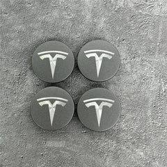 Tesla 56mm Wheel Center Caps 4Pcs Set - Original Style Hub Covers for Model 3 Y X S Auto Parts