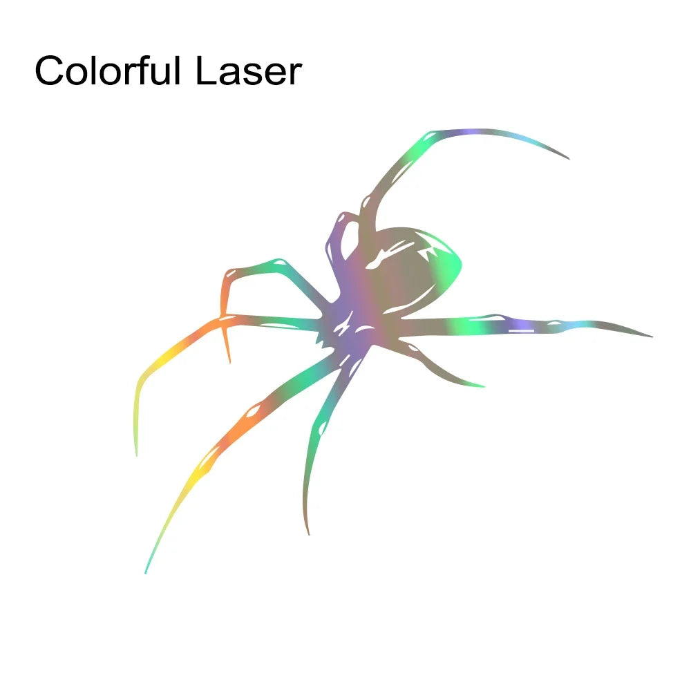 Mysterious Spider Pattern Vinyl Car Sticker | Universal Auto Body Decal