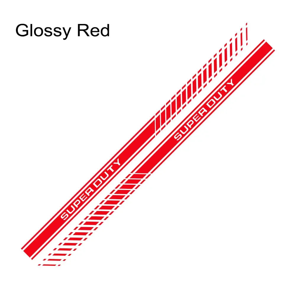 Door Side Body Stripe Decal for Ford Super Duty F-250 / F-350 / F-450 | Vinyl Truck Sticker 2-Pack