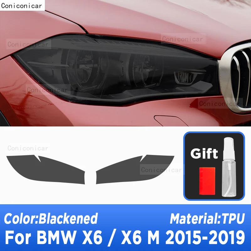 Headlight Anti-Scratch Film for BMW X6 F16 / G06 / X6M F86 / F96 (2015-2022) | Exterior Vinyl