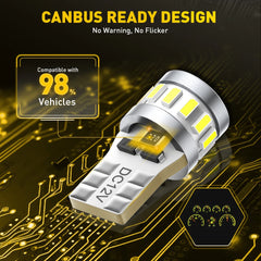 AUXITO T10 W5W 194 501 Canbus LED | Interior Side Parking Bulb