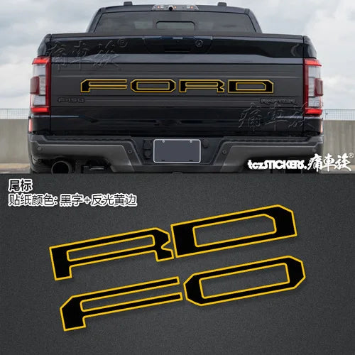 Custom Vinyl Decal Kit for Ford F-150 Raptor 3rd Gen 3.5T (2023) | Special KK Wrap