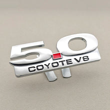 Load image into Gallery viewer, 3D Metal 5.0 COYOTE V8 Badge | Grille, Trunk &amp; Fender Emblem for Ford Mustang