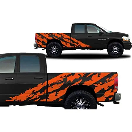 Off-Road Skull Side Graphic Decals - Vinyl Stickers for Dodge Ram 1500