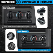 Load image into Gallery viewer, Aluminum Alloy A/C Temperature Control Knob Buttons for Ford (OEM 3F2Z-18519-AA) | 3-Piece