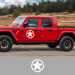 Hood & Door Star Decal for Jeep Cherokee / Patriot / Compass / Wrangler JK/JL/TJ/YJ | Vinyl Sticker