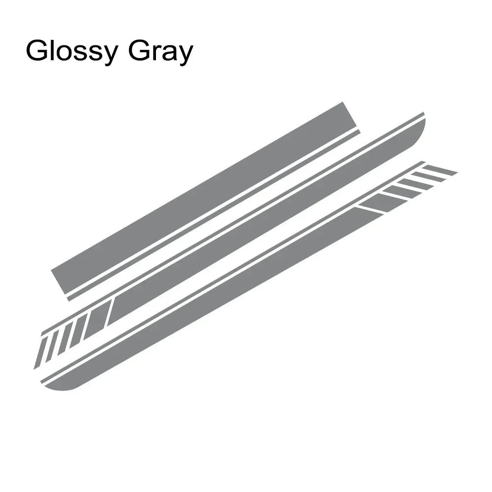 Hood Decal Side Stripes & Skirt Sticker for Mercedes-Benz A-Class A45S W177 | Color Change Vinyl