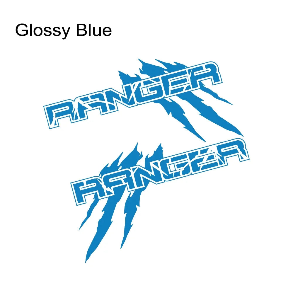 Car Body Side Sticker For Ford Ranger Raptor XLT XL Lariat  T6 Trim Pickup Truck Bed Decor Cover Decal Auto Tuning Decoration