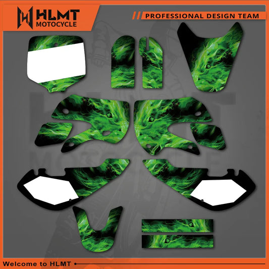 Decal Graphic Kits for Kawasaki KX65 (2000-2013) & KLX110 (2000-2009)