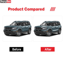 Load image into Gallery viewer, 4x4 Hood &amp; Door Side Stripe Decal Kit for Ford Bronco Sport | Full Body Vinyl Tuning Graphics
