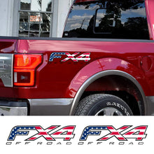 Load image into Gallery viewer, American FX4 Off-Road Sticker for Ford Ranger / F-150 / Raptor | 2-Piece Vinyl Decal
