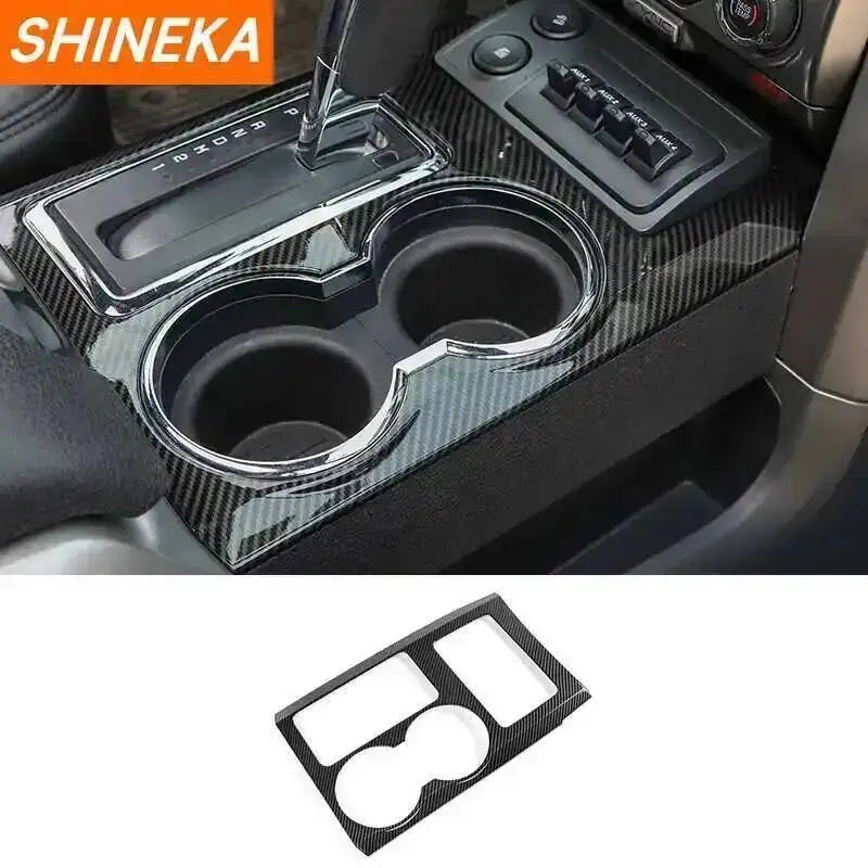 Carbon Fiber Grain Interior Decoration Cover Stickers for Ford F-150 | SHINEKA Color Change Kit