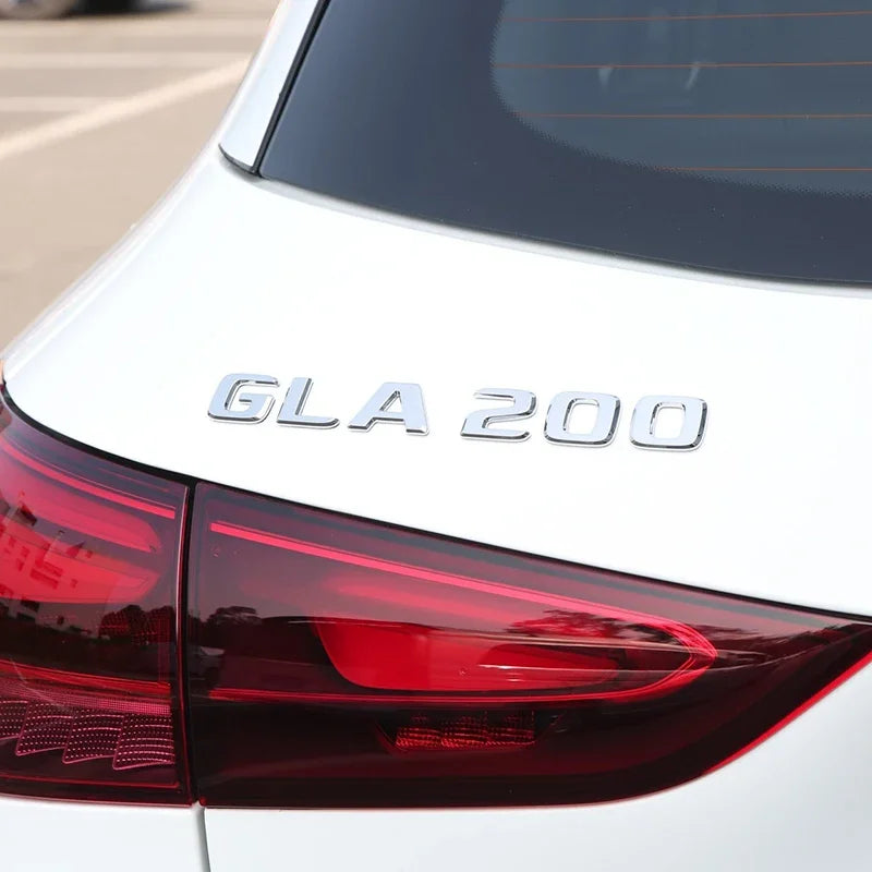 Tail Trunk Letters Logo Emblem Badge Sticker for Mercedes-Benz GLA Class / 4MATIC | Replacement Badge