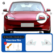 Load image into Gallery viewer, Precut PPF Clear Bra for Tesla Model 3 Highland (2024–2025) | TPU Headlight, Mirror &amp; Door Handle