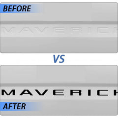 Tremor Rear Trunk Letter Sticker for Ford Maverick Tremor | Groove Insert Badge Decal