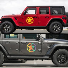 Load image into Gallery viewer, Hood &amp; Door Star Decal for Jeep Cherokee / Patriot / Compass / Wrangler JK/JL/TJ/YJ | Vinyl Sticker