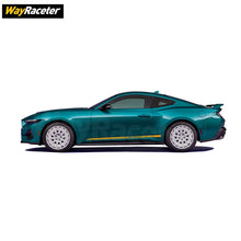 Cargar imagen en el visor de la galería, Carbon Fiber Door Side Stripe Skirt Decal for Ford Mustang (2020+) | Vinyl Sticker