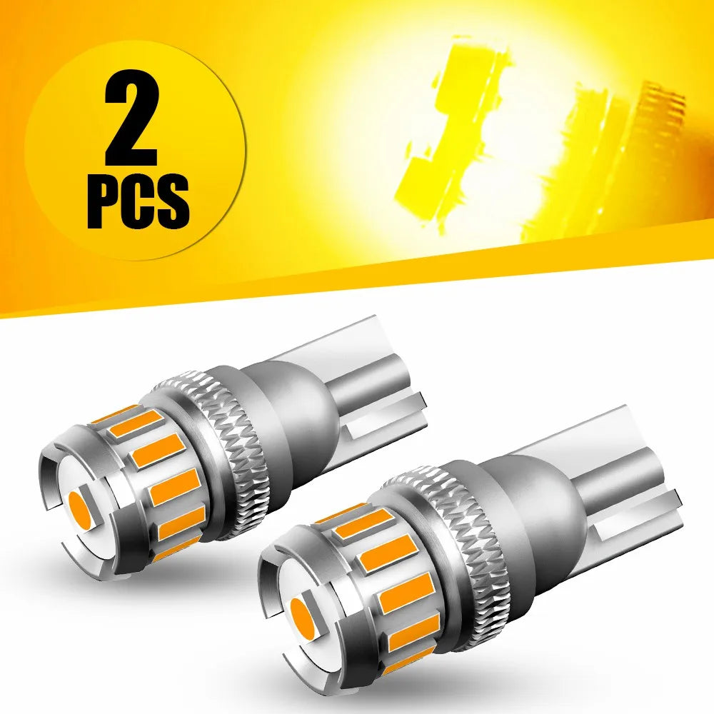 AUXITO T10 W5W Red Canbus LED | 194 168 12V No Error Interior Bulb