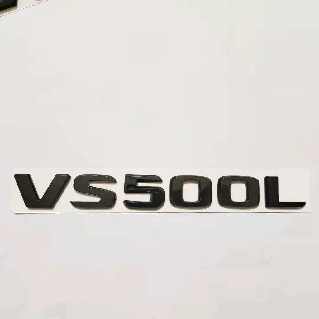 Trunk Tail Letter Emblem Decal for Mercedes-Benz VS260L / VS560L / VS450L / VS600L | Badge Sticker