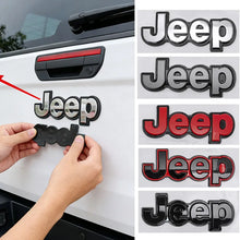 Cargar imagen en el visor de la galería, 15.8cm ABS Side Body / Trunk Emblem Badge Sticker for Jeep Wrangler / Grand Cherokee | JEEP Logo