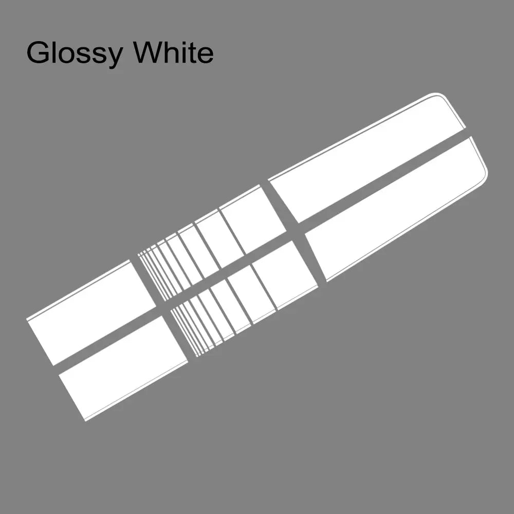 Hood, Bonnet, Roof & Trunk Racing Stripe Vinyl Kit | Full-Length Engine Cover Graphics