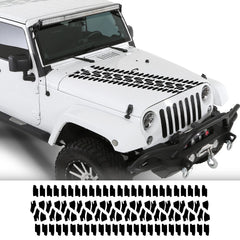 Off-Road Adventure Tracks Vinyl Graphic Decal – Hood, Door, Side & Tail | 2 Sizes, 12 Finishes | Universal Fit