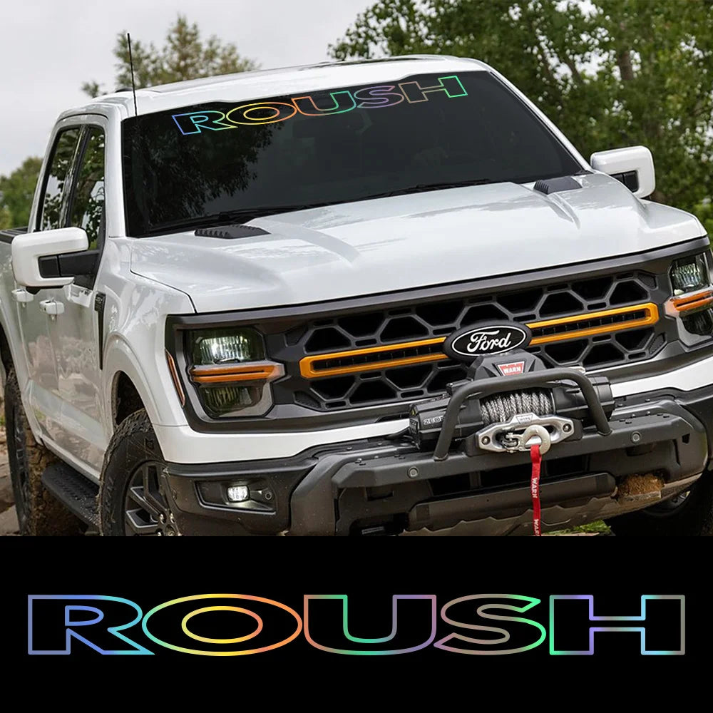Roush Custom Windshield Sticker for Ford Mustang GT / Shelby / F-150 Raptor SVT | Vinyl
