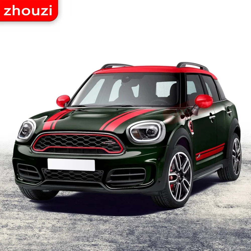 Hood Decal Bonnet Side Stripes Body Kit Sticker for Mini Cooper