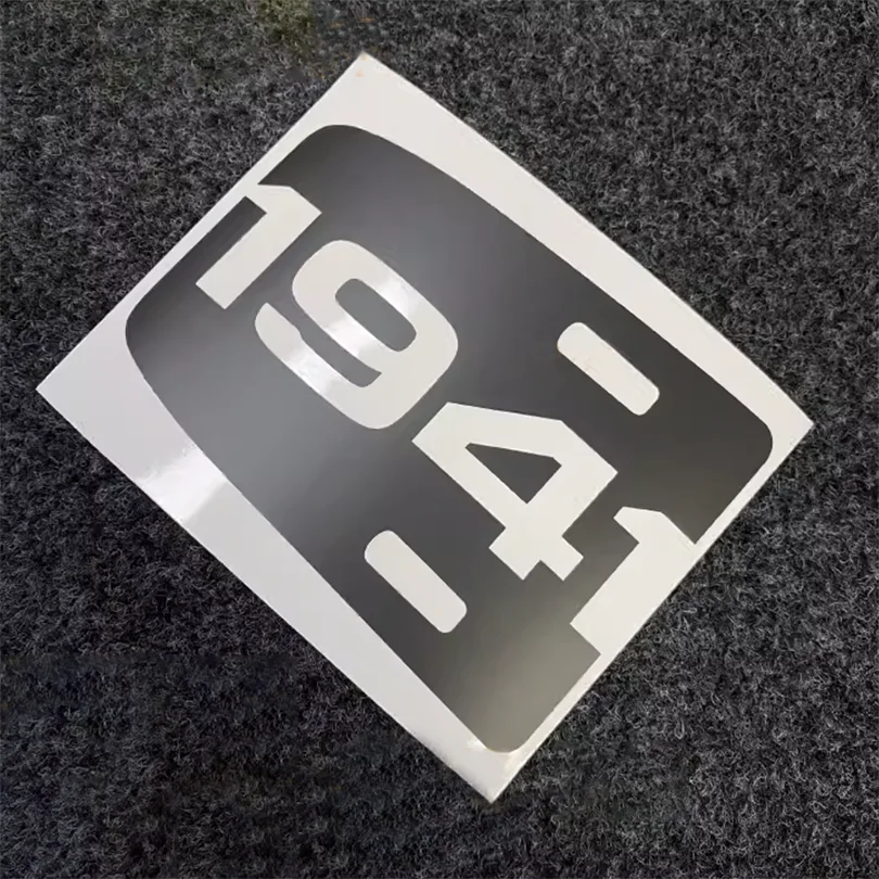 Matte Black Reflective 1941 4xe Hood Decal | Jeep Wrangler Vinyl Wrap
