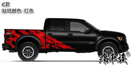 Full-Body Appearance Decoration Vinyl Kit for Ford F-150 Raptor | Custom KK Pickup Wrap