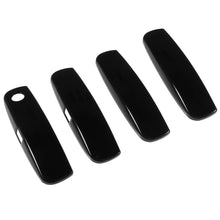 Cargar imagen en el visor de la galería, Glossy Black / Carbon Fiber Outer Door Handle Trim Covers for Dodge Charger / Challenger | 4-Piece