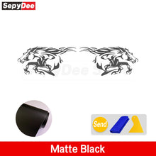 Load image into Gallery viewer, Running Horse Side &amp; Rear Fender Decal | 2-Piece Vinyl for Mustang, Challenger, Porsche &amp; Ford